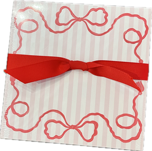 Notepad-Luxe Red Bow Pad