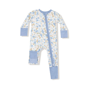 Sweet Rose Calico 2 Way Zipper Romper