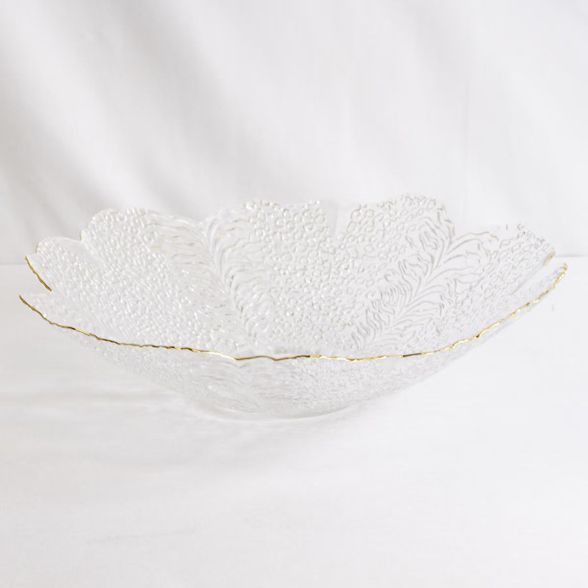 Cannes Glass Serving Bowl