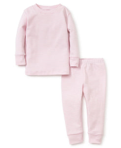 Simple Stripes Pink Pajama Set