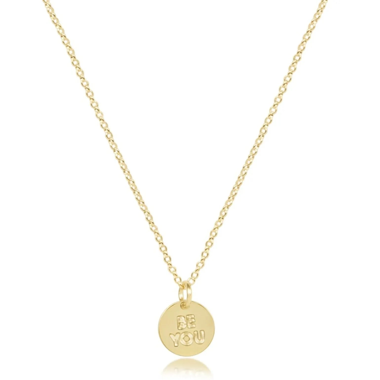 Egirl  14" Gold Necklace-Be You