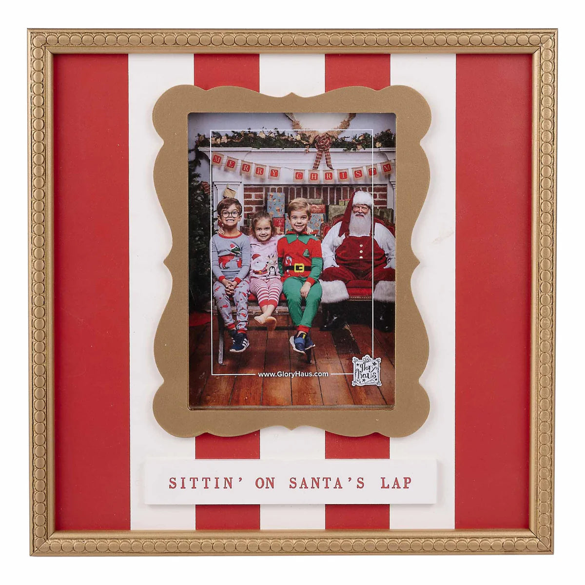Sittin’ On Santa’s Lap Frame