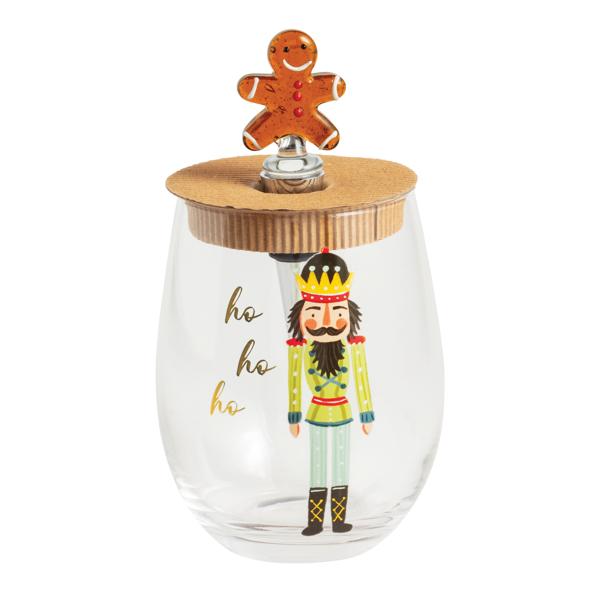 Nutcracker Wine Glass Set