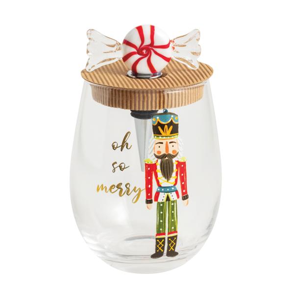 Nutcracker Wine Glass Set
