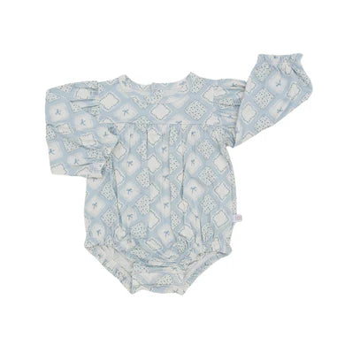 Blue Quilted Patch Bubble