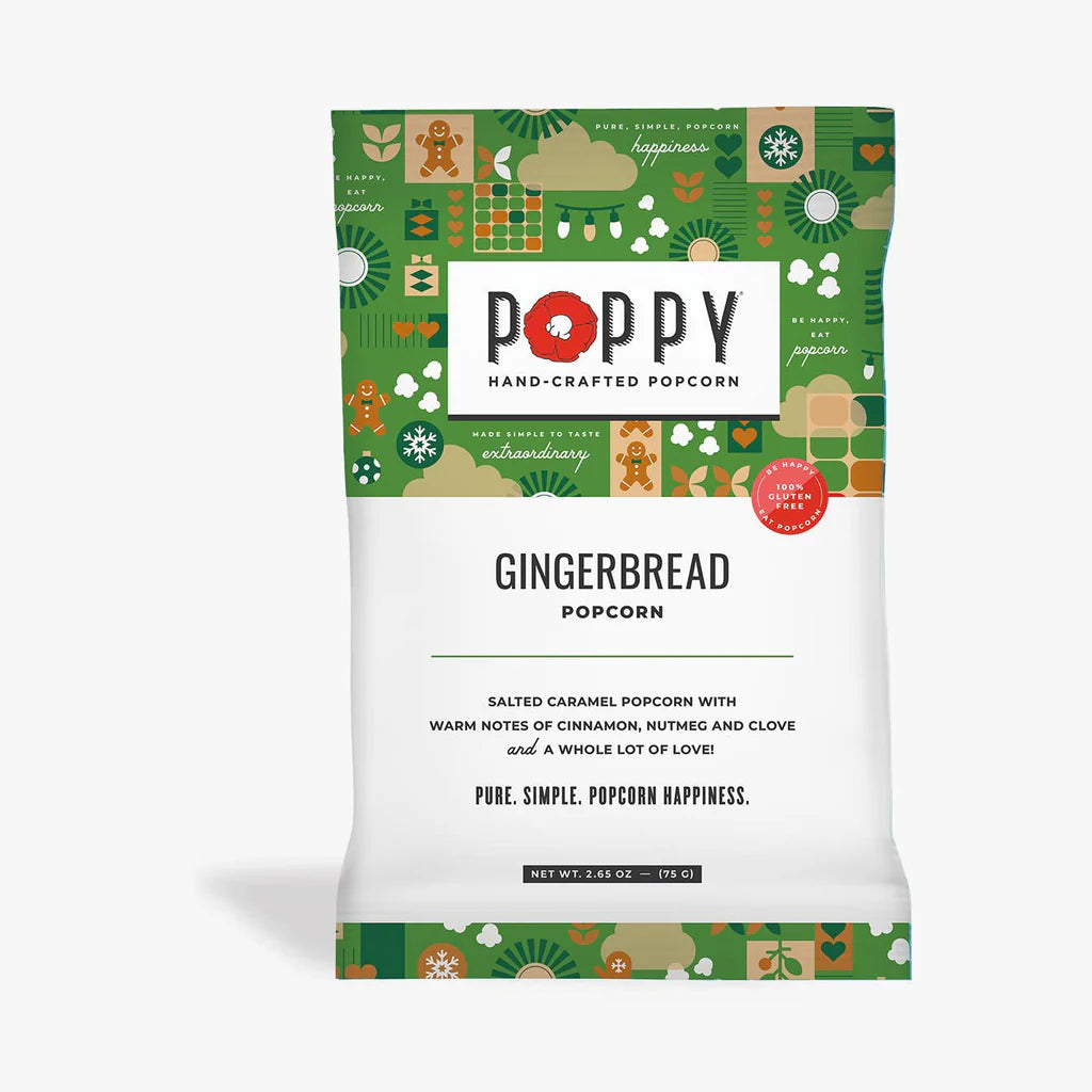 Poppy Popcorn Reindeer Crunch Snack Bag
