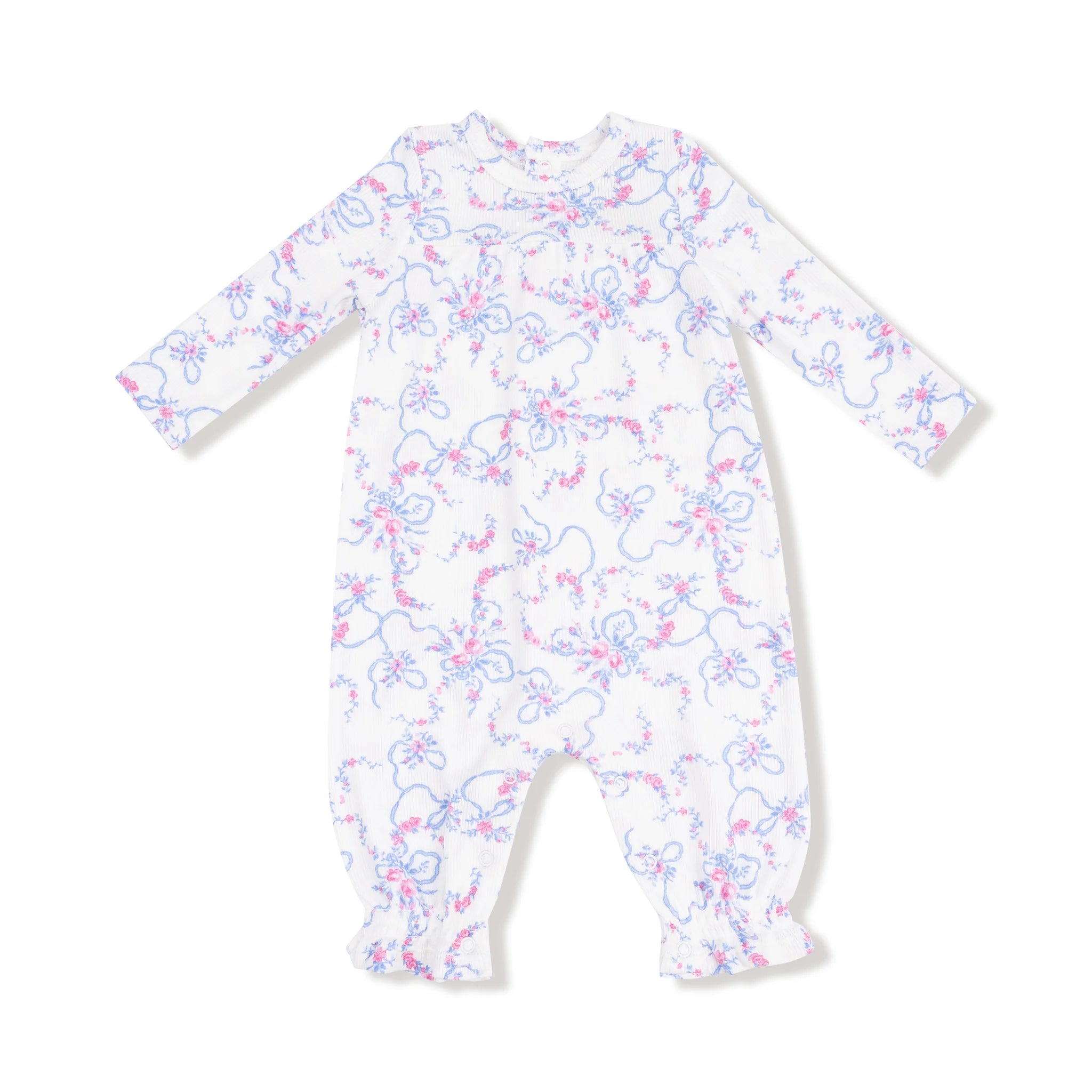 Ribbon Floral Fling Romper
