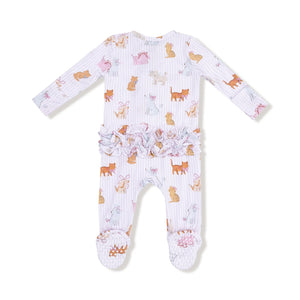 Fancy Pets 2 Way Ruffle Back Zipper Footie