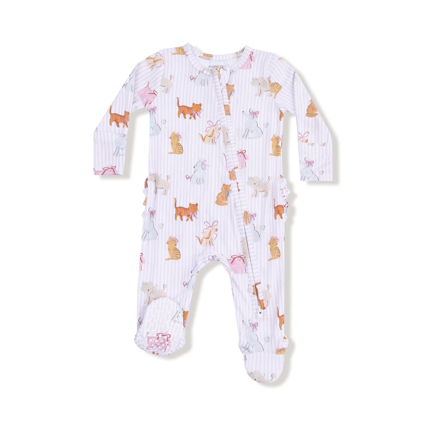 Fancy Pets 2 Way Ruffle Back Zipper Footie