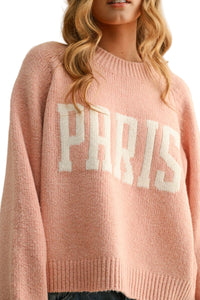 Paris Pink Sweater