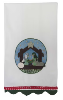 Nativity Stable Tea Towel