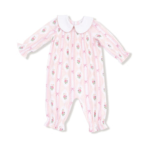 Ogee Lace Floral Smocked Romper