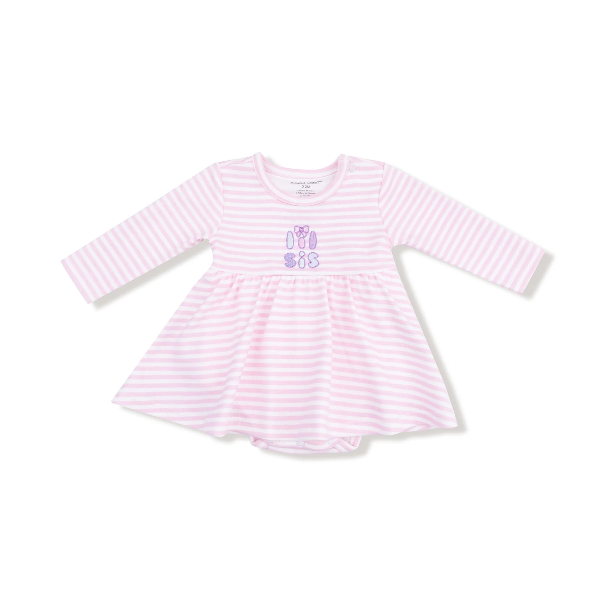 Lil Sis Long Sleeve Bodysuit Dress