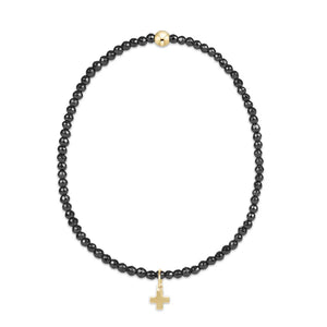 Faceted Hematite Choker