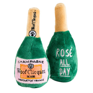 Woof Clicquot Rose' Plush Dog Toy