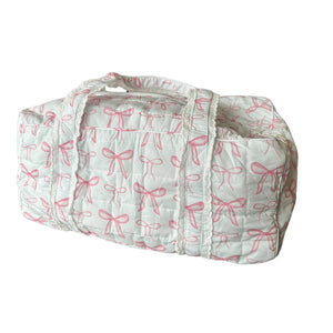 Duffle Bag-Quilted Bigger the Bow