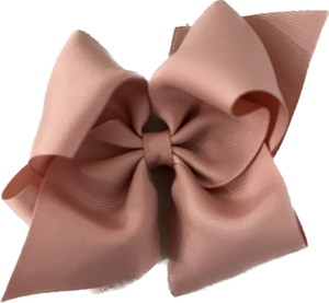 Mini King Grosgrain Hair Bow with Plain Wrap