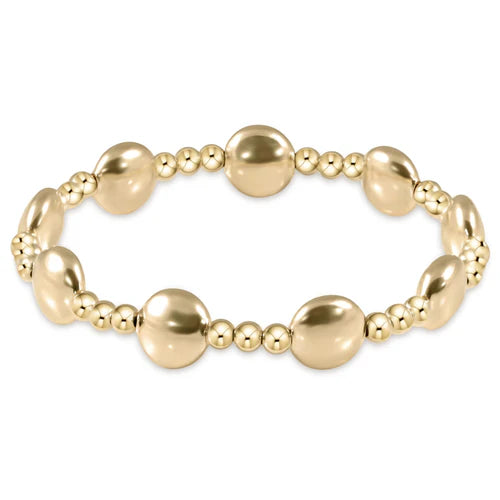 Honesty Sincerity Gold Bead Bracelet