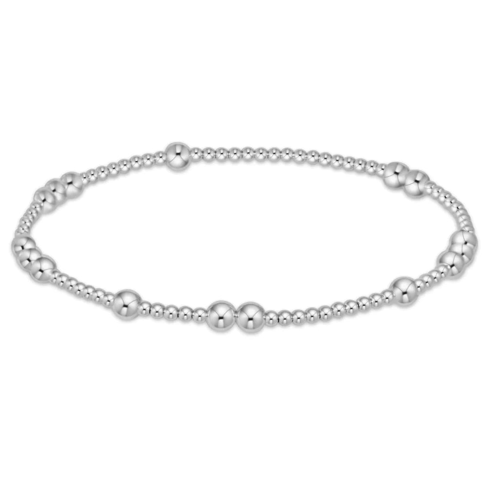 Hope Unwritten Sterling Silver Bead Bracelet