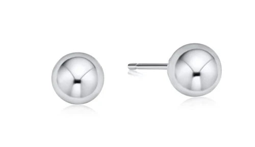 Classic Ball Stud Earrings - Sterling