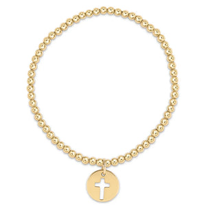 Classic Gold Bead Bracelet-Blessed