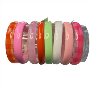 Acrylic Bangle Collection