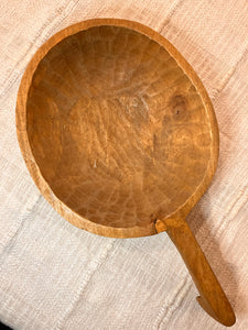 Wooden Bowl with Handle