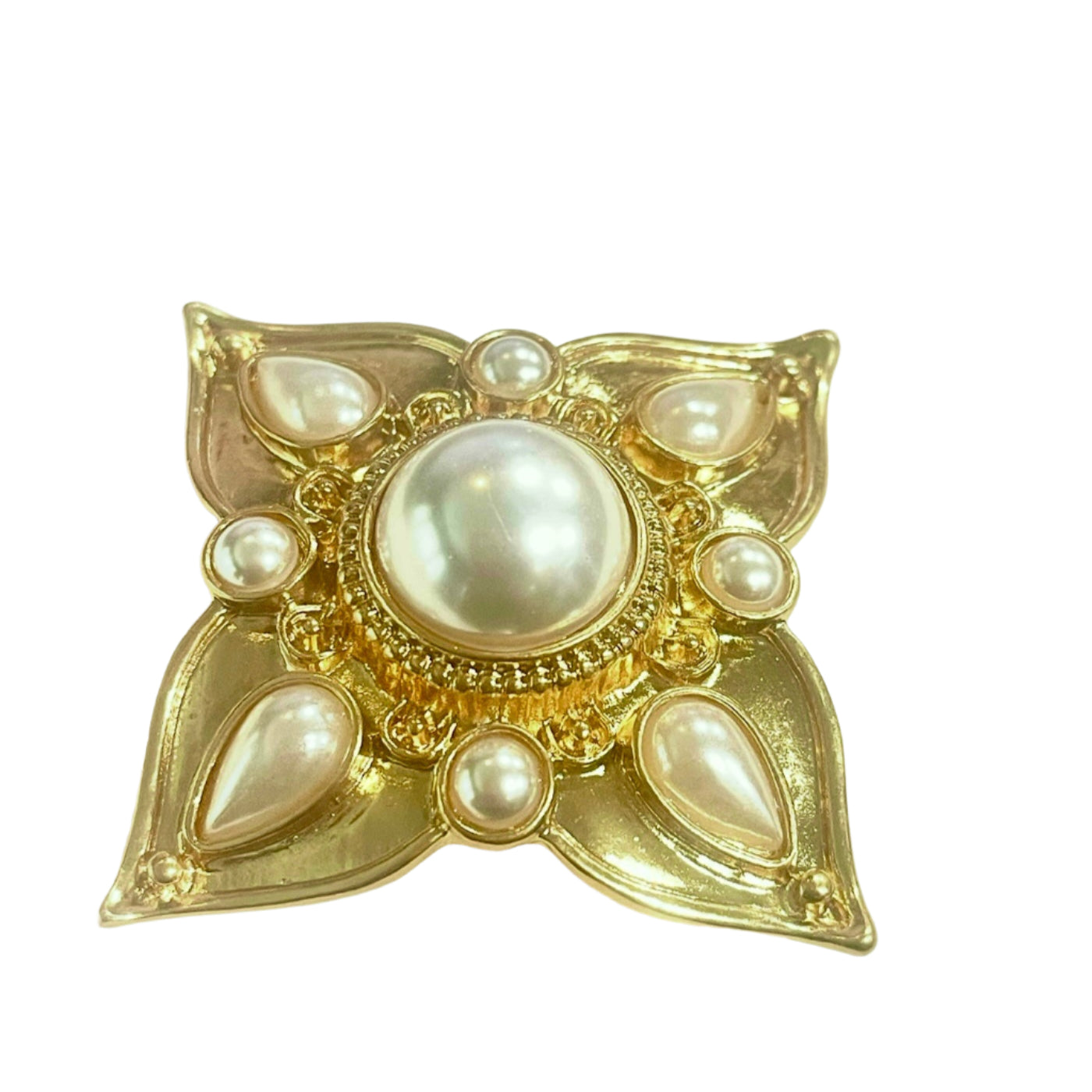 Brooch with Pearls