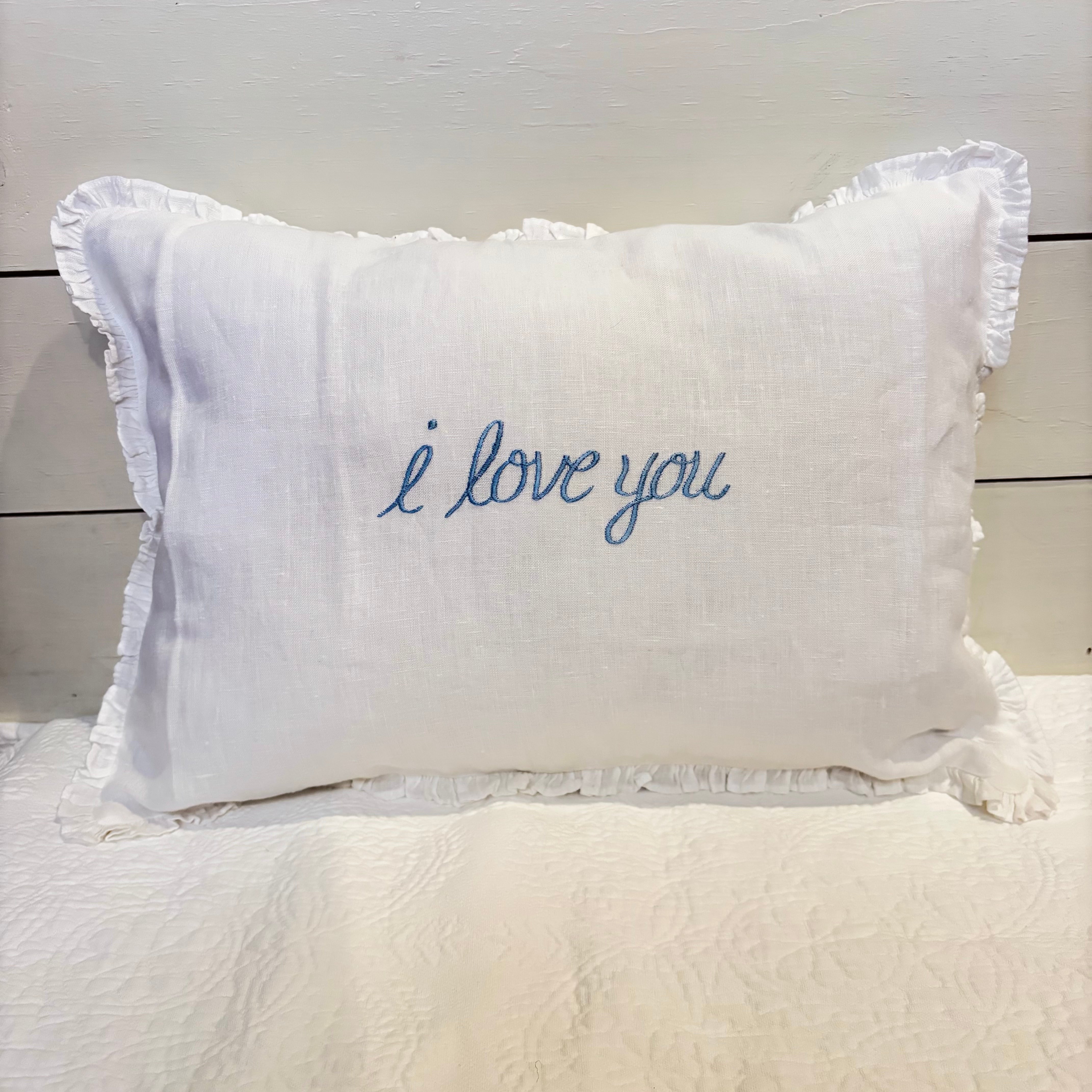Embroidered Baby Pillows