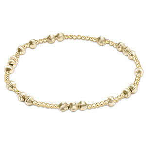 Hope Unwritten Dignity 4mm Bead Bracelet-Gold