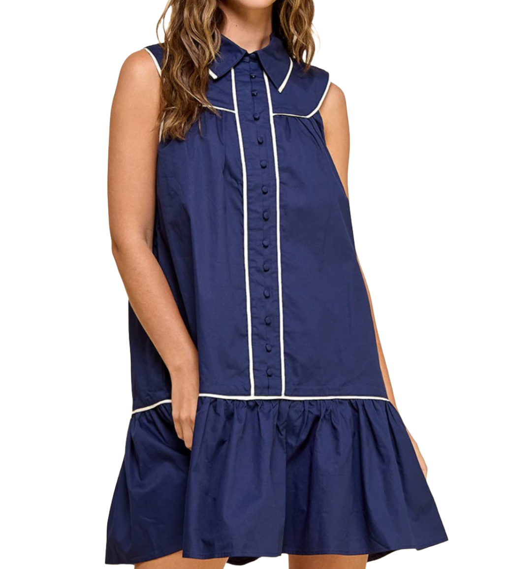 Classic Navy Dress