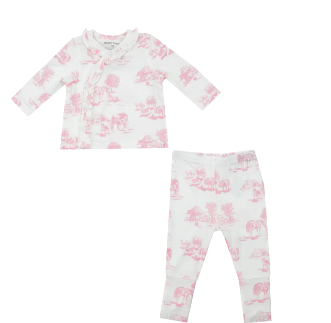 Farm Toile Pink Take me Home Set