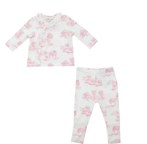 Farm Toile Pink Take me Home Set