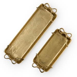 Gold Bows Serving Tray