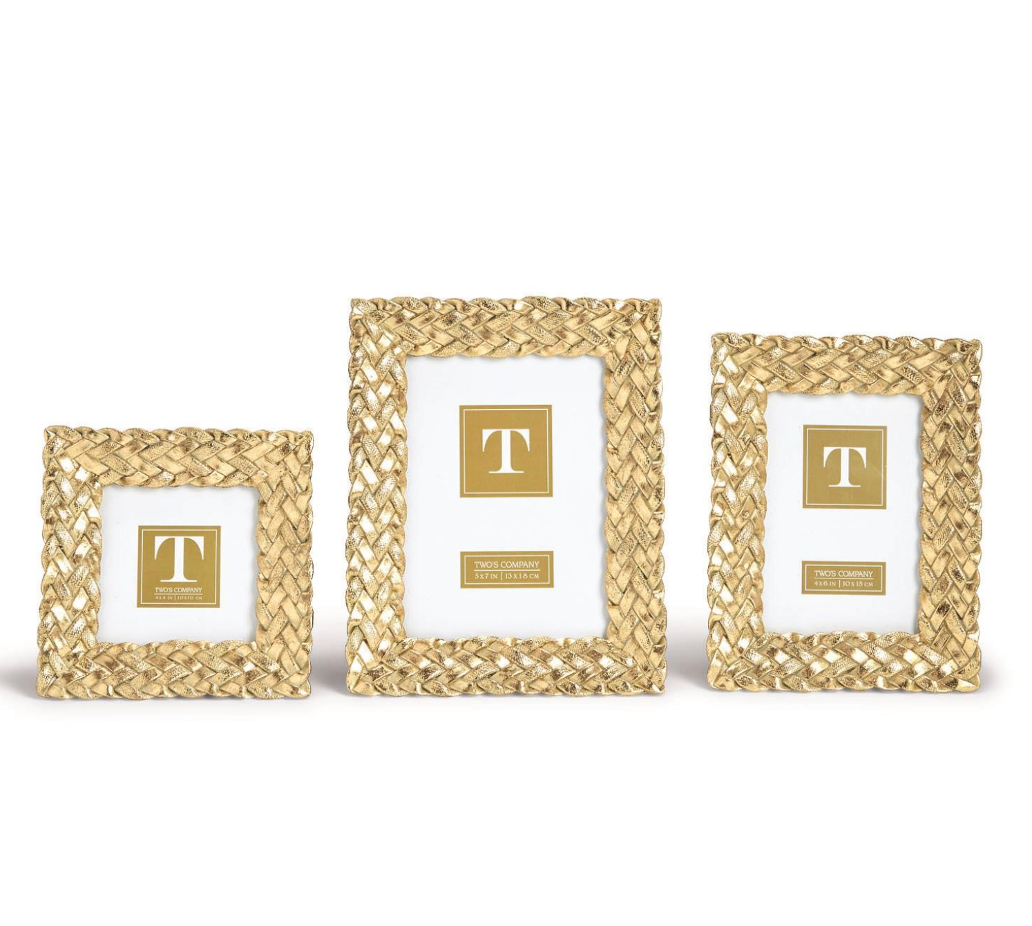 Gold Braided Frame
