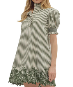 Puff Sleeves Dress