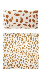 Paper Guest Towel with Animal Print Pattern