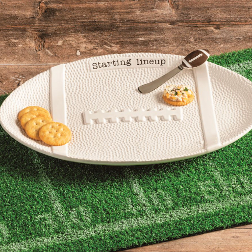 Football Shaped Platter