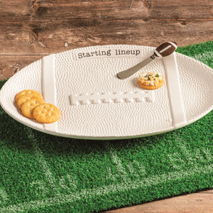 Football Shaped Platter