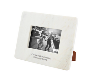 All The Walks Marble Frame
