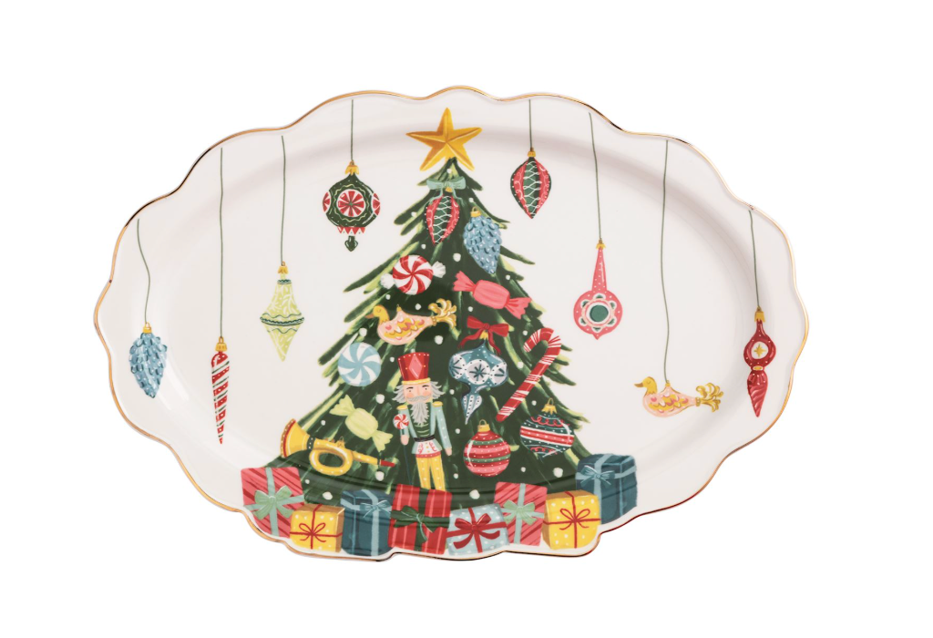 Christmas Tree Platter