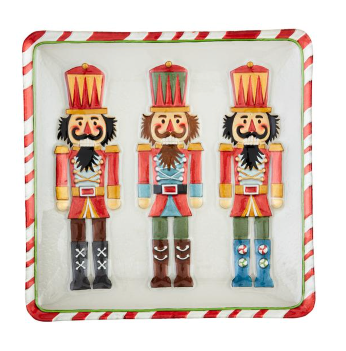 Nutcracker Glass Platter