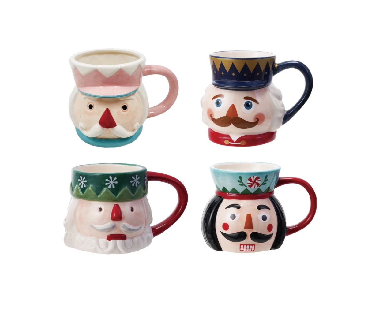 Ceramic Nutcracker Head Shaped Mug
