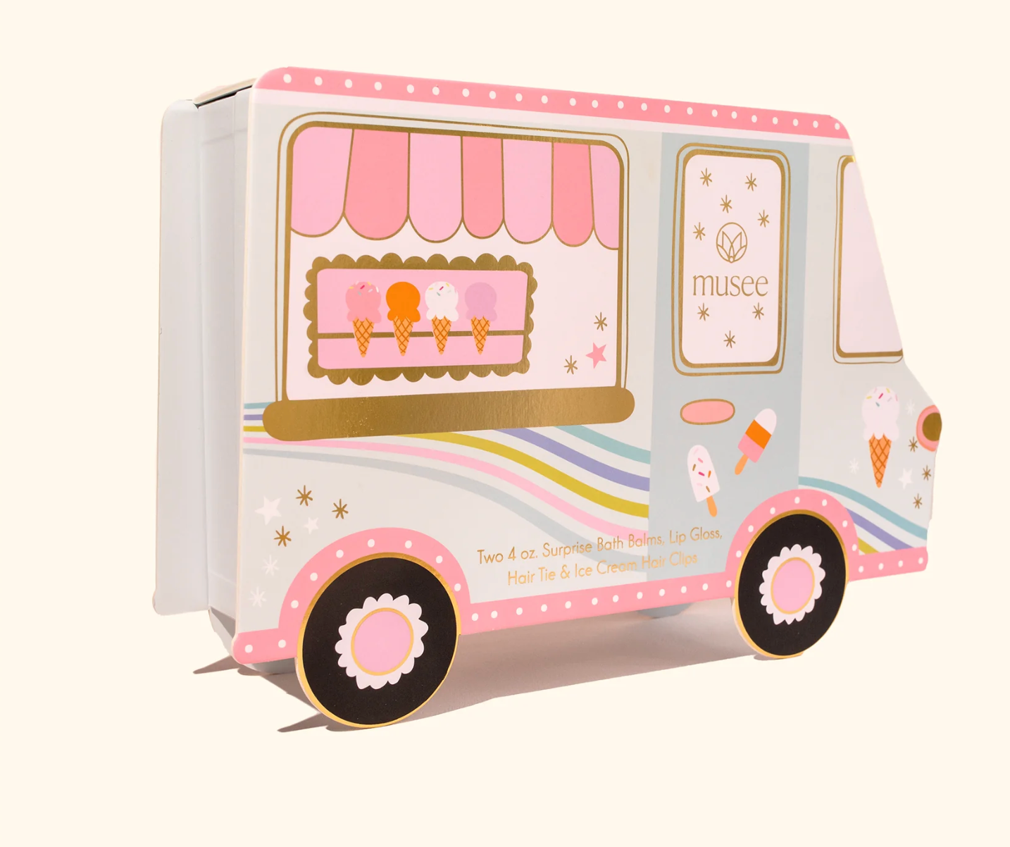 Musee Ice Cream Truck Bath Balm & Accessory Set
