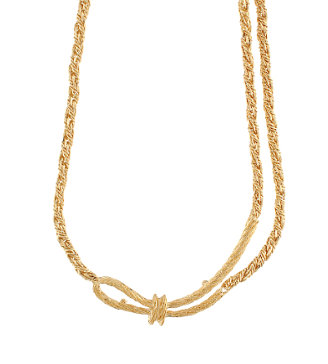 Knotted and Twisted Necklace