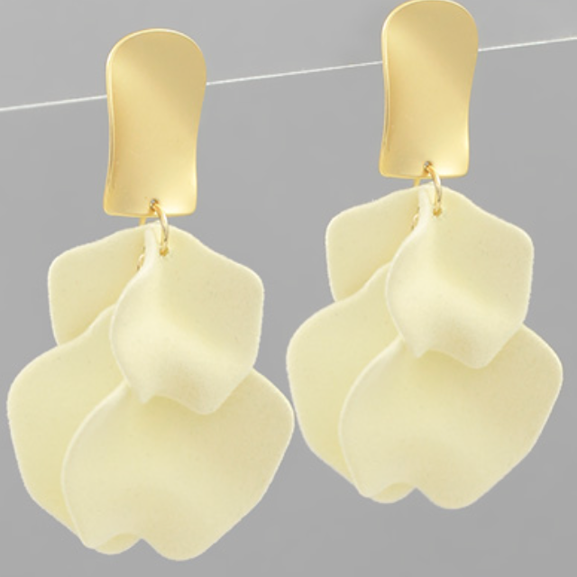 Petals & Gold Earrings