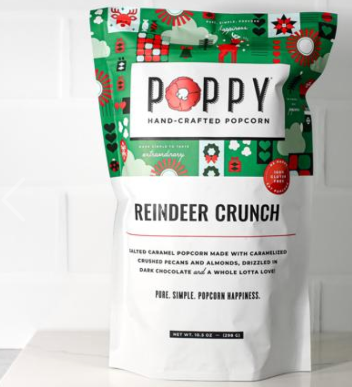 Poppy Popcorn Reindeer Crunch Market Bag