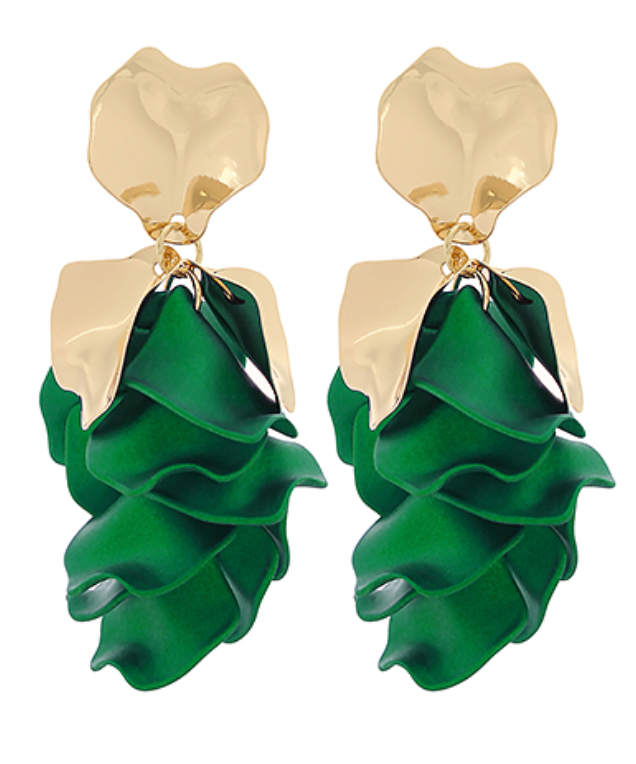 Petals & Gold Earrings