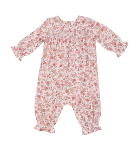 Pretty Calico Smocked Romper