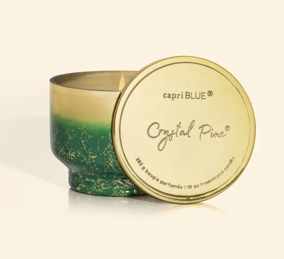 Capri Blue Crystal Pine Glimmer Inverted Jar-10 oz